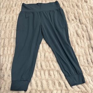 Athleta Salutation Jogger Powervita Black High Rise Size Large